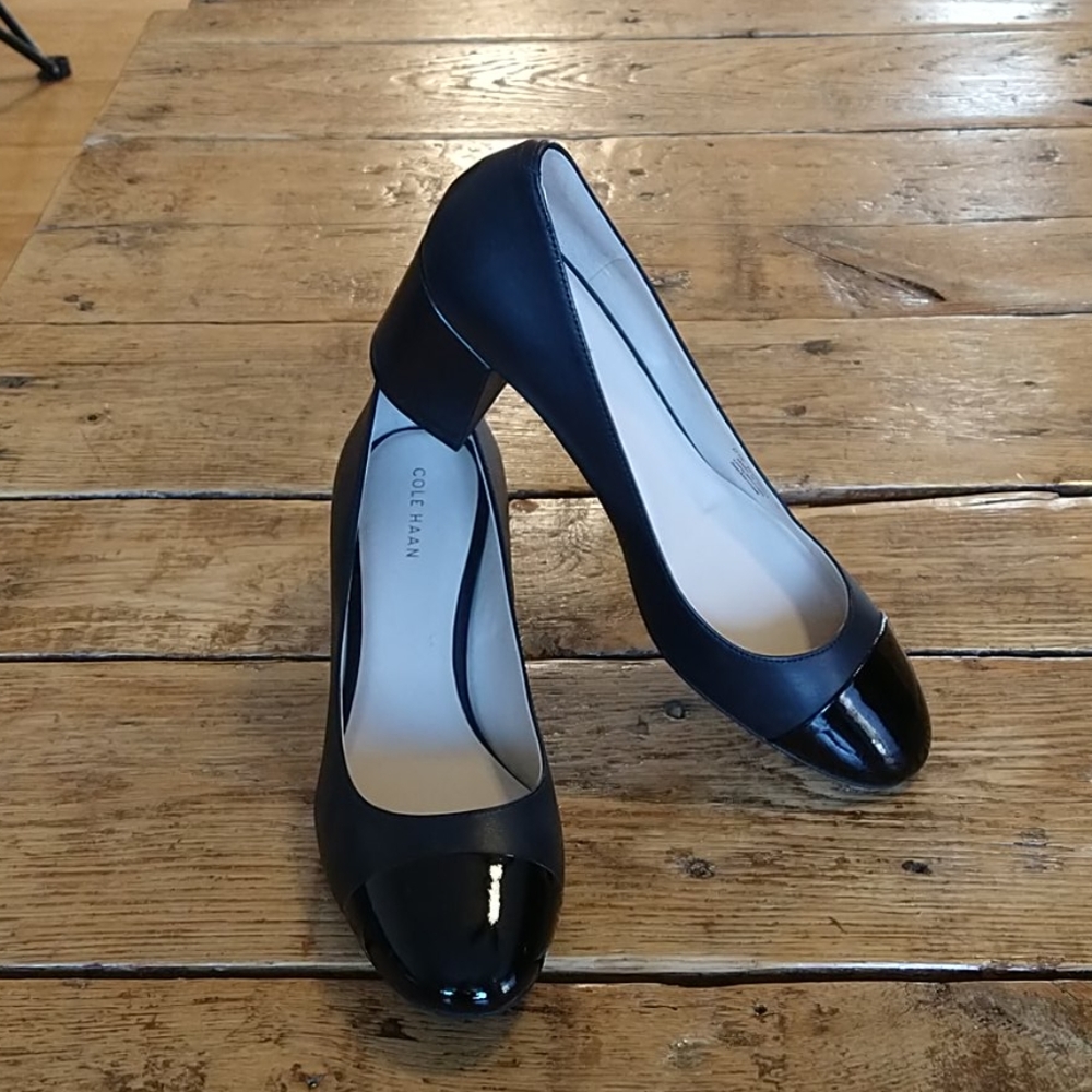 Cole Haan | Black Chunky Heels